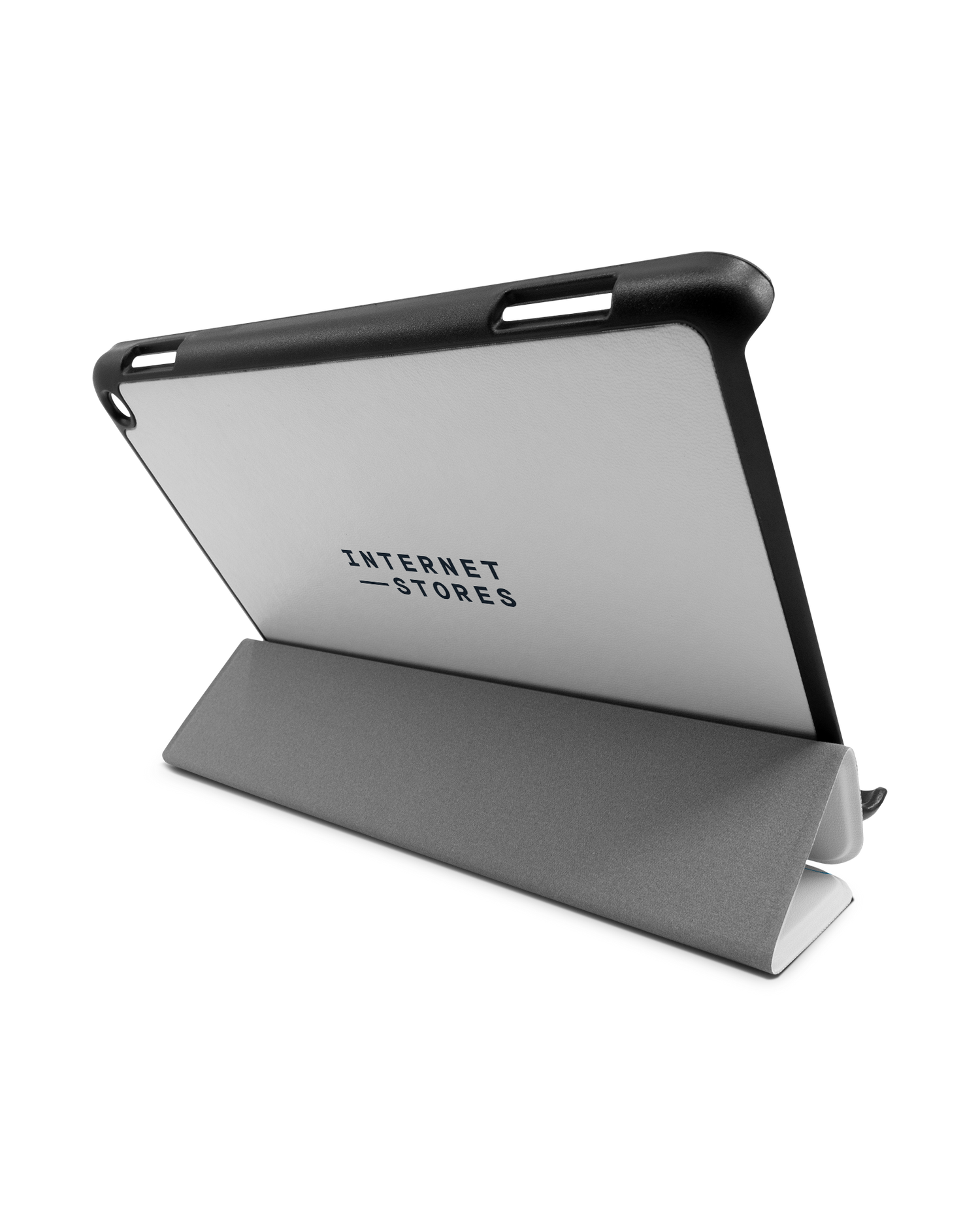 ISG White Tablet Smart Case für Amazon Fire HD 8 (2022), Amazon Fire HD 8 Plus (2022), Amazon Fire HD 8 (2020), Amazon Fire HD 8 Plus (2020): Aufgestellt im Querformat