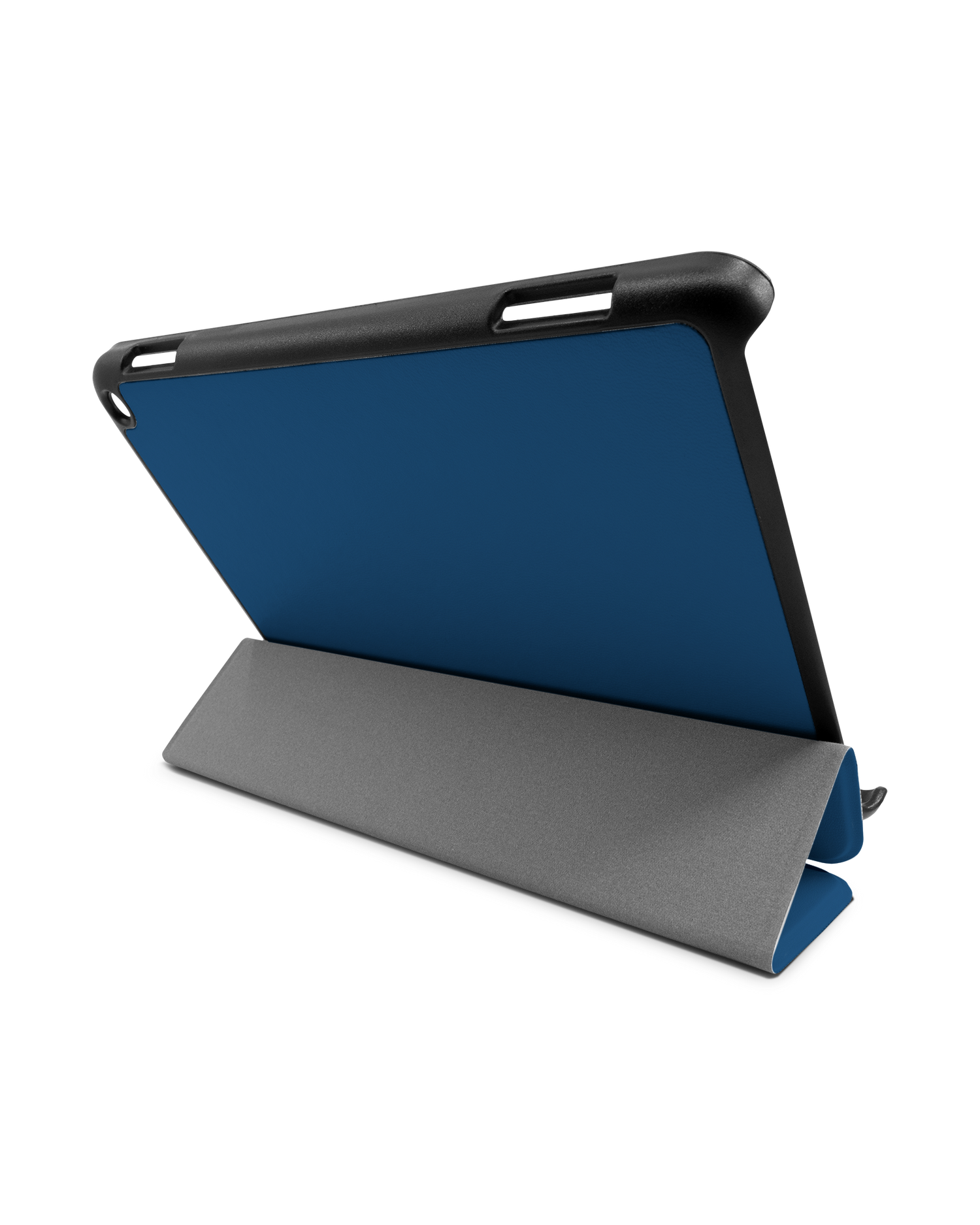 CLASSIC BLUE Tablet Smart Case für Amazon Fire HD 8 (2022), Amazon Fire HD 8 Plus (2022), Amazon Fire HD 8 (2020), Amazon Fire HD 8 Plus (2020): Aufgestellt im Querformat