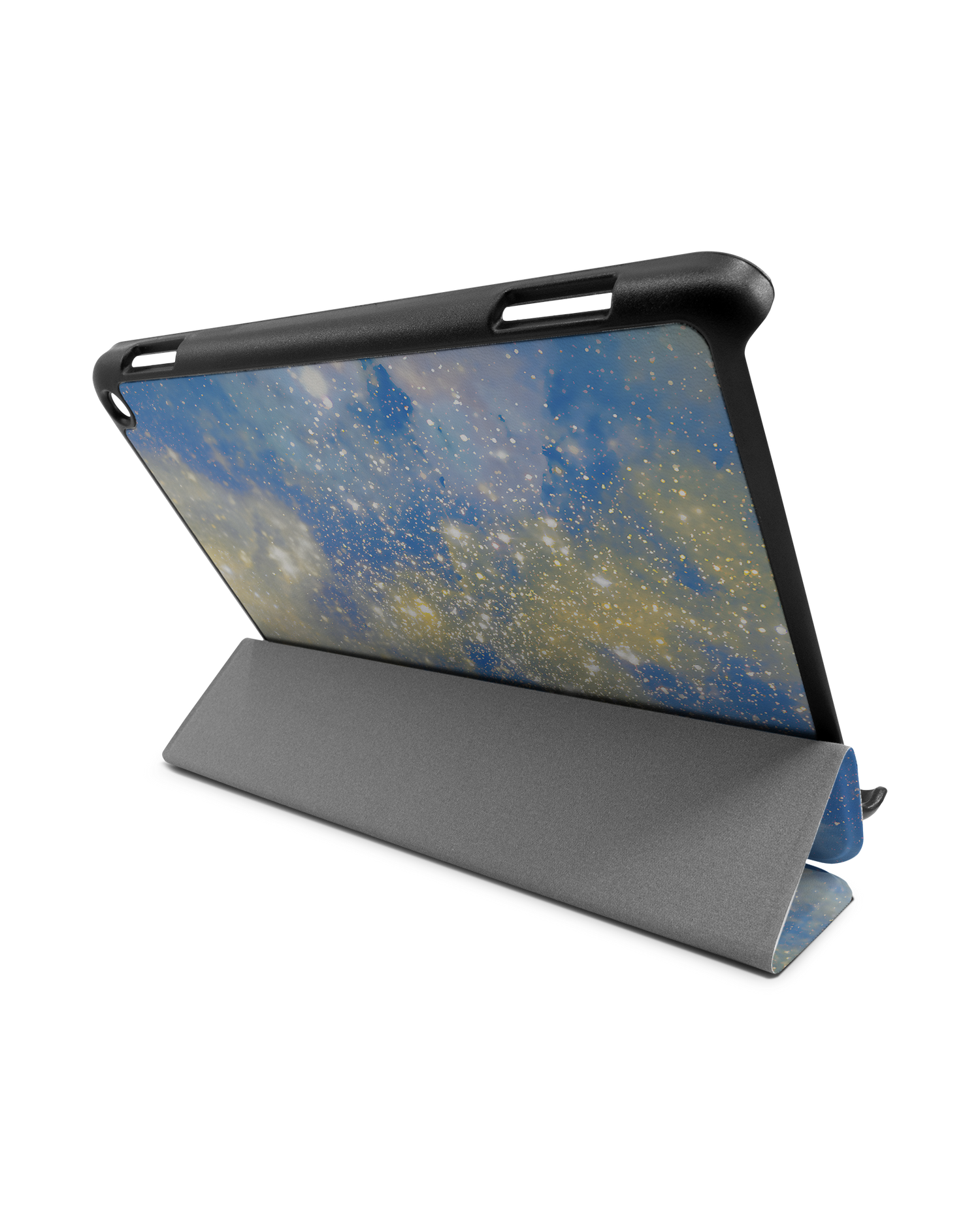 Spaced Out Tablet Smart Case für Amazon Fire HD 8 (2022), Amazon Fire HD 8 Plus (2022), Amazon Fire HD 8 (2020), Amazon Fire HD 8 Plus (2020): Aufgestellt im Querformat