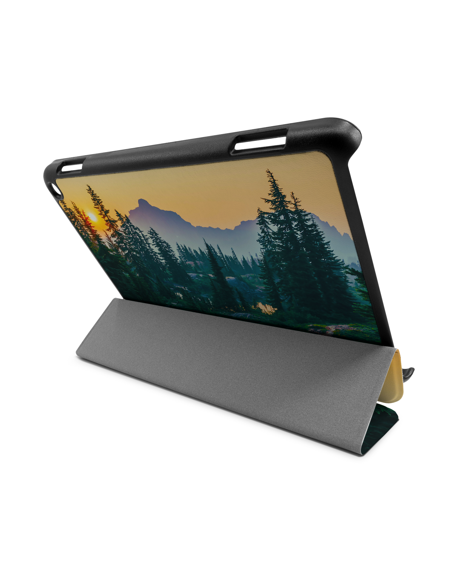 Forest Tablet Smart Case für Amazon Fire HD 8 (2022), Amazon Fire HD 8 Plus (2022), Amazon Fire HD 8 (2020), Amazon Fire HD 8 Plus (2020): Aufgestellt im Querformat