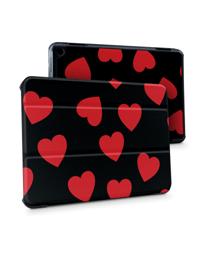 Repeating Hearts Tablet Smart Case für Amazon Fire HD 8 (2022), Amazon Fire HD 8 Plus (2022), Amazon Fire HD 8 (2020), Amazon Fire HD 8 Plus (2020)