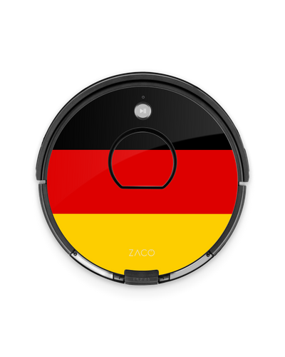 Germany Flag Saugroboter Aufkleber ZACO A10