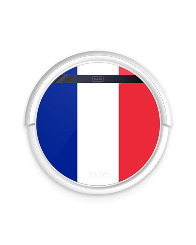 France Flag Saugroboter Aufkleber ZACO V5x