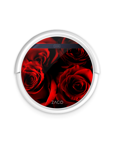 Red Roses Saugroboter Aufkleber ZACO V5x